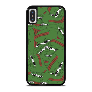 PEPE THE SMUG FROG COLLAGE iPhone XS Max Case Cover