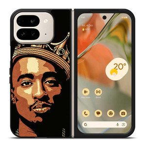 THE KING TUPAC SHAKUR ART Google Pixel 9 Pro Fold Case Cover THE KING TUPAC SHAKUR ART Google Pixel 9 Pro Fold Case Cover