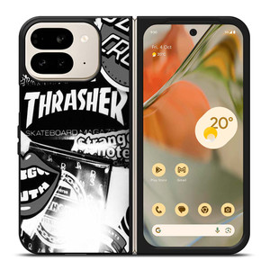 THRASHER SKATEBOARD MAGAZINE Google Pixel 9 Pro Fold Case Cover THRASHER SKATEBOARD MAGAZINE Google Pixel 9 Pro Fold Case Cover