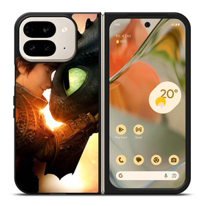 TOOTHLESS AND HICCUP TRAIN YOUR DRAGON Google Pixel 9 Pro Fold Case Cover TOOTHLESS AND HICCUP TRAIN YOUR DRAGON Google Pixel 9 Pro Fold Case Cover