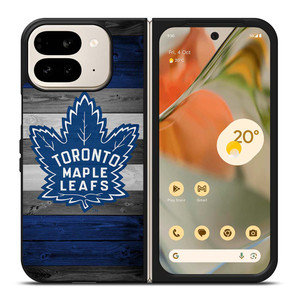 TORONTO MAPLE LEAFS WOODEN LOGO Google Pixel 9 Pro Fold Case Cover