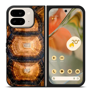 TORTOISE SHELL TEXTURES Google Pixel 9 Pro Fold Case Cover