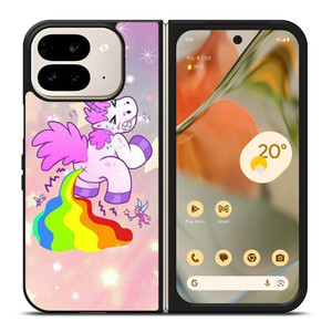 UNICORN POOPING RAINBOW Google Pixel 9 Pro Fold Case Cover