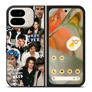VAMPIRE DIARIES IAN SOMERHALDER COLLAGE Google Pixel 9 Pro Fold Case Cover