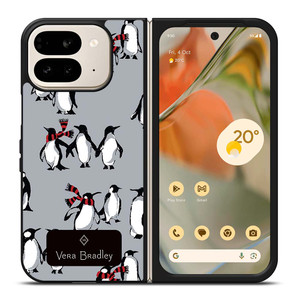 VERA BRADLEY PLAYFUL PENGUINS Google Pixel 9 Pro Fold Case Cover
