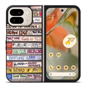 VINTAGE CASETTE COLLAGE Google Pixel 9 Pro Fold Case Cover VINTAGE CASETTE COLLAGE Google Pixel 9 Pro Fold Case Cover