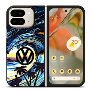 VOLKSWAGEN VW LOGO OCEAN Google Pixel 9 Pro Fold Case Cover VOLKSWAGEN VW LOGO OCEAN Google Pixel 9 Pro Fold Case Cover