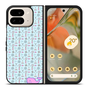 WHALE KATE SPADE PATTERN Google Pixel 9 Pro Fold Case Cover