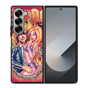 ACDC ROCK BAND Samsung Galaxy Z Fold 6 Case Cover