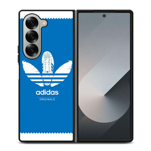 ADIDAS LOGO SHOES BLUE ORIGINALS Samsung Galaxy Z Fold 6 Case Cover