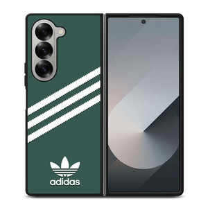 ADIDAS ORIGINALS STRIPES GREEN Samsung Galaxy Z Fold 6 Case Cover