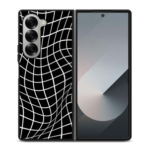 AESTHETIC WAVY GRID PATTERN Samsung Galaxy Z Fold 6 Case Cover AESTHETIC WAVY GRID PATTERN Samsung Galaxy Z Fold 6 Case Cover