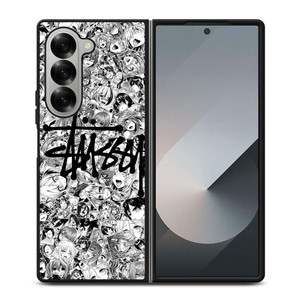 AHEGAO ANIME STUSSY Samsung Galaxy Z Fold 6 Case Cover