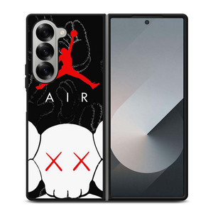 AIR JORDAN X KAWS LOGO Samsung Galaxy Z Fold 6 Case Cover