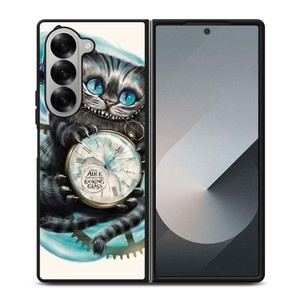 ALICE IN WONDERLAND CHESHIRE CAT ART 2 Samsung Galaxy Z Fold 6 Case Cover ALICE IN WONDERLAND CHESHIRE CAT ART 2 Samsung Galaxy Z Fold 6 Case Cover