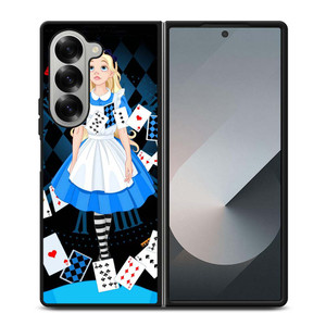 ALICE IN WONDERLAND DISNEY Samsung Galaxy Z Fold 6 Case Cover ALICE IN WONDERLAND DISNEY Samsung Galaxy Z Fold 6 Case Cover