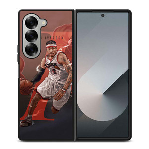 ALLEN IVERSON SIXERS NBA BASKETBALL Samsung Galaxy Z Fold 6 Case Cover ALLEN IVERSON SIXERS NBA BASKETBALL Samsung Galaxy Z Fold 6 Case Cover