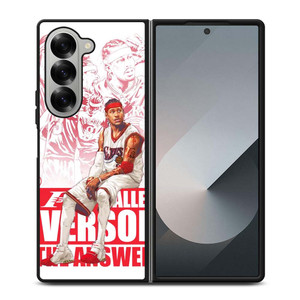 ALLEN IVERSON SIXERS NBA Samsung Galaxy Z Fold 6 Case Cover ALLEN IVERSON SIXERS NBA Samsung Galaxy Z Fold 6 Case Cover