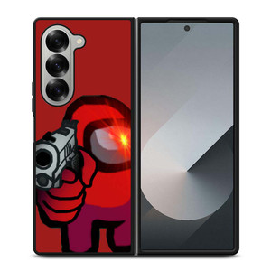 AMONG US IMPOSTOR RED Samsung Galaxy Z Fold 6 Case Cover AMONG US IMPOSTOR RED Samsung Galaxy Z Fold 6 Case Cover