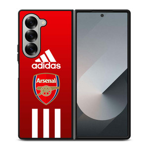 ARSENAL FC ADIDAS STRIPES Samsung Galaxy Z Fold 6 Case Cover ARSENAL FC ADIDAS STRIPES Samsung Galaxy Z Fold 6 Case Cover