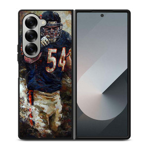 ART BRIAN URLACHER CHICAGO BEARS Samsung Galaxy Z Fold 6 Case Cover