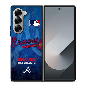ATLANTA BRAVES LOGO MLB Samsung Galaxy Z Fold 6 Case Cover ATLANTA BRAVES LOGO MLB Samsung Galaxy Z Fold 6 Case Cover
