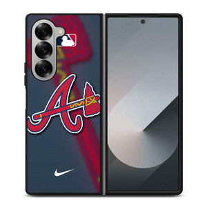 ATLANTA BRAVES MLB LOGO Samsung Galaxy Z Fold 6 Case Cover ATLANTA BRAVES MLB LOGO Samsung Galaxy Z Fold 6 Case Cover