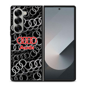 AUDI RING LOGO PATTERN Samsung Galaxy Z Fold 6 Case Cover