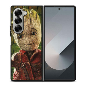 BABY GROOT CUTE Samsung Galaxy Z Fold 6 Case Cover BABY GROOT CUTE Samsung Galaxy Z Fold 6 Case Cover