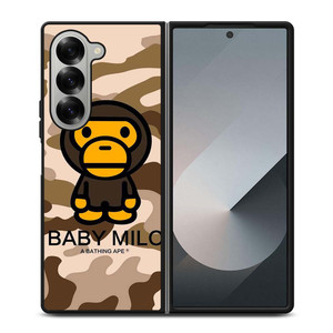 BABY MILO CAMO BAPE BATHING APE Samsung Galaxy Z Fold 6 Case Cover BABY MILO CAMO BAPE BATHING APE Samsung Galaxy Z Fold 6 Case Cover