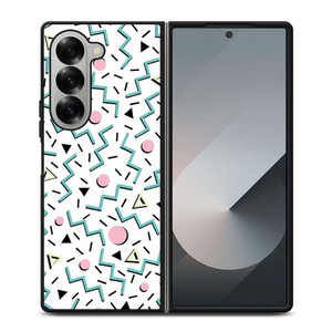 BACK TO 80S PATTERN Samsung Galaxy Z Fold 6 Case Cover BACK TO 80S PATTERN Samsung Galaxy Z Fold 6 Case Cover
