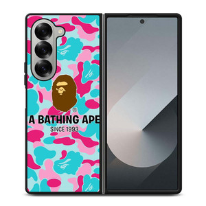 BAPE A BATHING APE CAMO Samsung Galaxy Z Fold 6 Case Cover