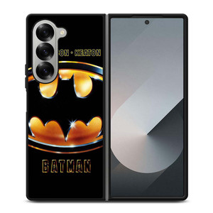 BATMAN LOGO VINTAGE KEATON Samsung Galaxy Z Fold 6 Case Cover