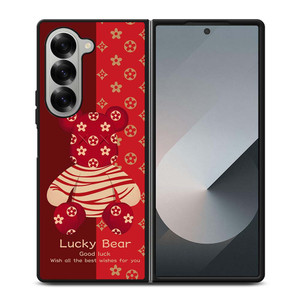 BEAR BRICK KAWS LUCKY Samsung Galaxy Z Fold 6 Case Cover BEAR BRICK KAWS LUCKY Samsung Galaxy Z Fold 6 Case Cover