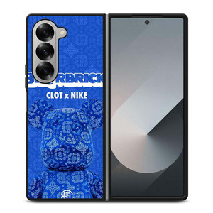 BEARBRICK CLOT X NIKE BLUE Samsung Galaxy Z Fold 6 Case Cover BEARBRICK CLOT X NIKE BLUE Samsung Galaxy Z Fold 6 Case Cover