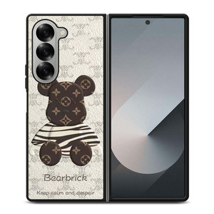 BEARBRICK KEEP CALM AND DESPAIR Samsung Galaxy Z Fold 6 Case Cover BEARBRICK KEEP CALM AND DESPAIR Samsung Galaxy Z Fold 6 Case Cover