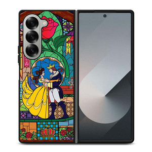 BEAUTY AND THE BEAST SETENED GLASS Samsung Galaxy Z Fold 6 Case Cover BEAUTY AND THE BEAST SETENED GLASS Samsung Galaxy Z Fold 6 Case Cover
