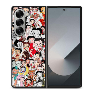 BETTY BOOP CARTOON COLLAGE Samsung Galaxy Z Fold 6 Case Cover