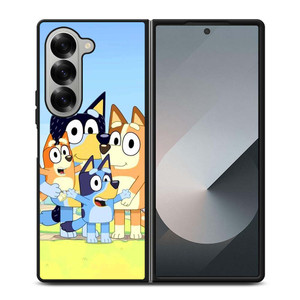 BLUEY CHARACTERS CARTOON Samsung Galaxy Z Fold 6 Case Cover BLUEY CHARACTERS CARTOON Samsung Galaxy Z Fold 6 Case Cover