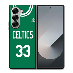 BOSTON CELTICS LARRY BIRD 33 JERSEY Samsung Galaxy Z Fold 6 Case Cover