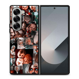 BRIDE OF CHUCKY COLLAGE Samsung Galaxy Z Fold 6 Case Cover BRIDE OF CHUCKY COLLAGE Samsung Galaxy Z Fold 6 Case Cover