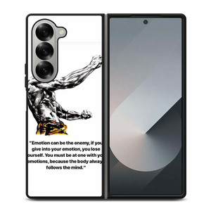 BRUCE LEE QUOTE Samsung Galaxy Z Fold 6 Case Cover BRUCE LEE QUOTE Samsung Galaxy Z Fold 6 Case Cover