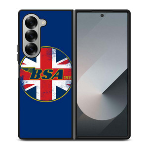BSA MOTORCYCLE LOGO 1919 UNION JACK Samsung Galaxy Z Fold 6 Case Cover