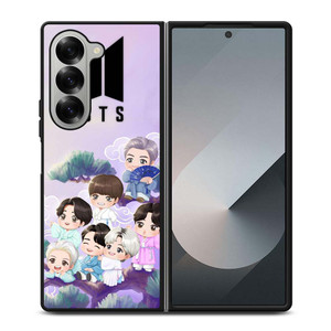BTS BANGTAN BOYS KPOP KOREA CARTOON Samsung Galaxy Z Fold 6 Case Cover BTS BANGTAN BOYS KPOP KOREA CARTOON Samsung Galaxy Z Fold 6 Case Cover