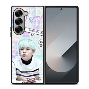BTS SUGA CUTE Samsung Galaxy Z Fold 6 Case Cover BTS SUGA CUTE Samsung Galaxy Z Fold 6 Case Cover