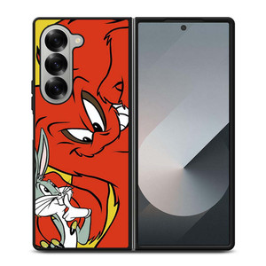 BUGS BUNNY AND GOSSAMER RED Samsung Galaxy Z Fold 6 Case Cover BUGS BUNNY AND GOSSAMER RED Samsung Galaxy Z Fold 6 Case Cover