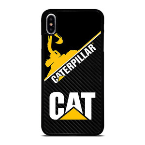 CAT CATERPILLAR LOGO CARBON iPhone XS Max Case Cover