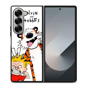 CALVIN AND HOBBES CARTOON 2 Samsung Galaxy Z Fold 6 Case Cover