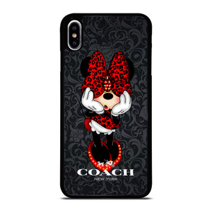 COACH MINNIE MOUSE CARTOON iPhone XS Max Case Cover