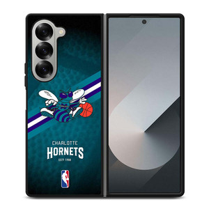 CHARLOTTE HORNETS NBA TEAM Samsung Galaxy Z Fold 6 Case Cover CHARLOTTE HORNETS NBA TEAM Samsung Galaxy Z Fold 6 Case Cover